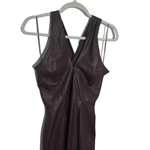 Saylor Rach Dress Sheath Maroon Sleeveless Size Medium - Picture 5 of 8
